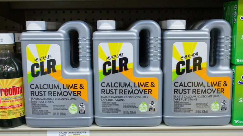 CLR products on store shelf