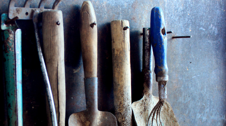 wood handled garden tools