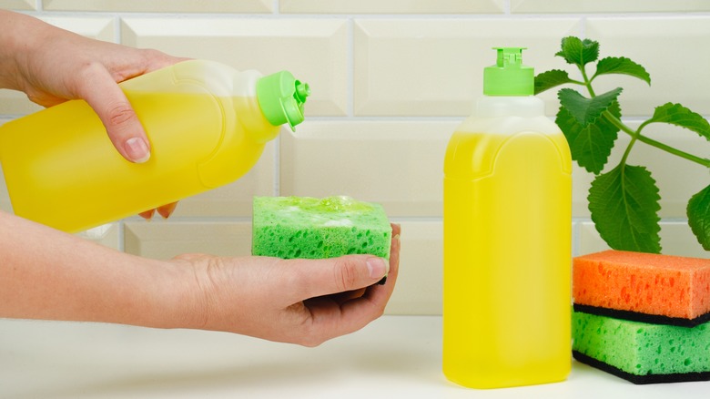 Lemon dish soap
