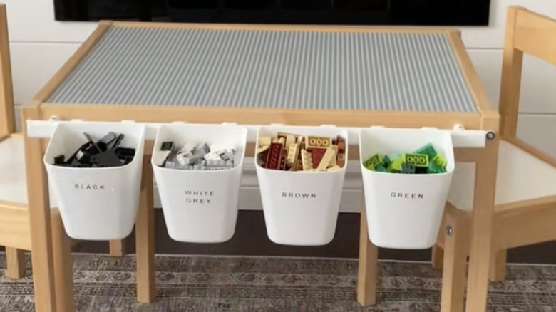 Screenshot of SUNNERSTA hack using wooden kids' table and LEGOs