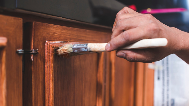 Painting kitchen cabinets
