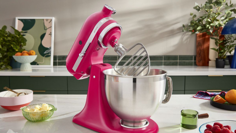 hibiscus pink KitchenAid stand mixer