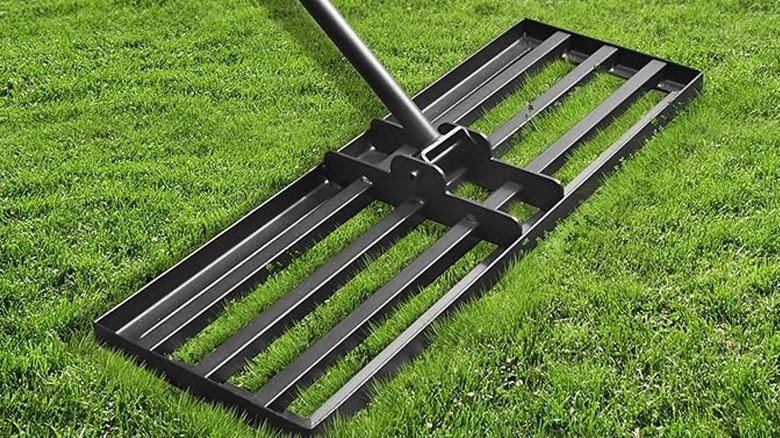 lawn leveling rake