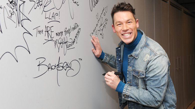 David Bromstad in a jean jacket