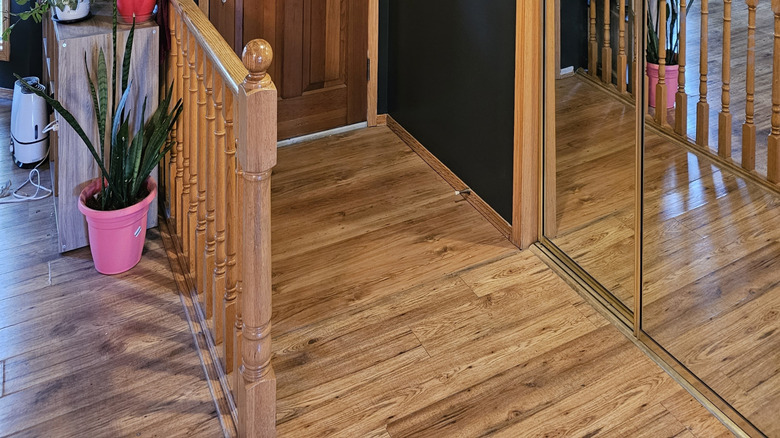 dark entryway in house