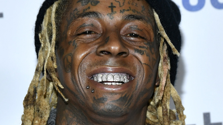 Lil Wayne smiling