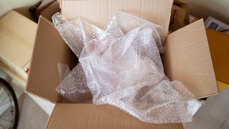 Box of bubble wrap