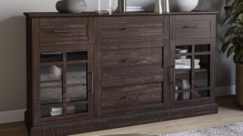 Belleze's sideboard buffet in an espresso finish