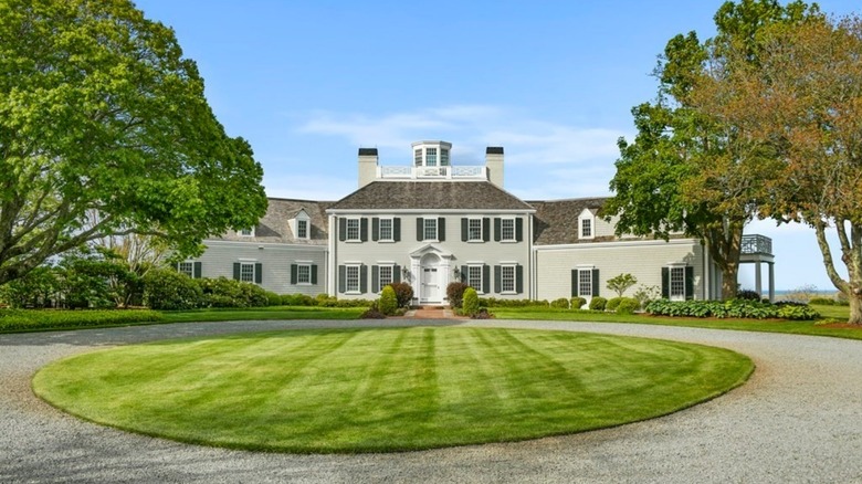 mansion entrance exterior