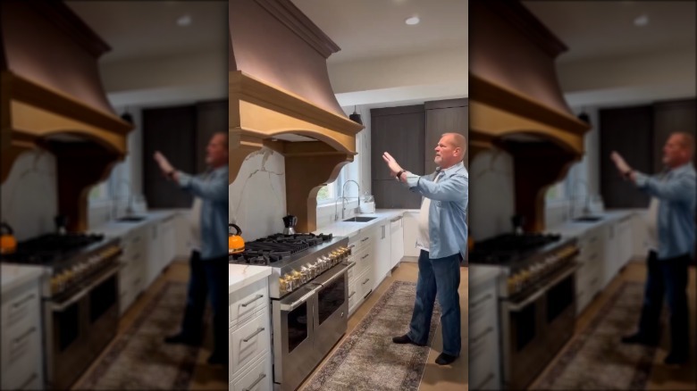 Mike Holmes shows off his new kitchen.