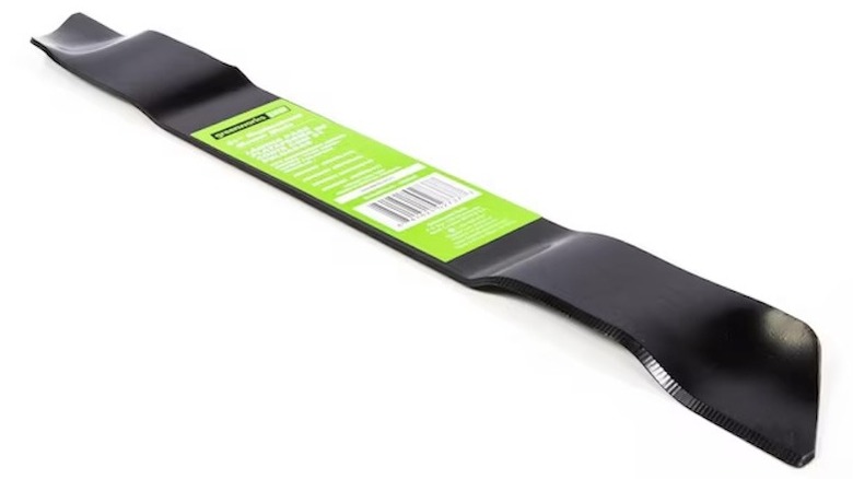 The Greenworks Pro 21-Inch Multipurpose Mower Blade available from Lowe's