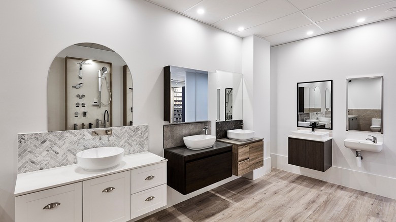 bathroom vanities options in store
