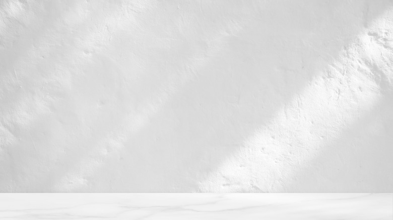 White textured wall