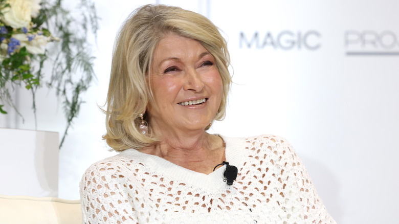 Martha Stewart smiling