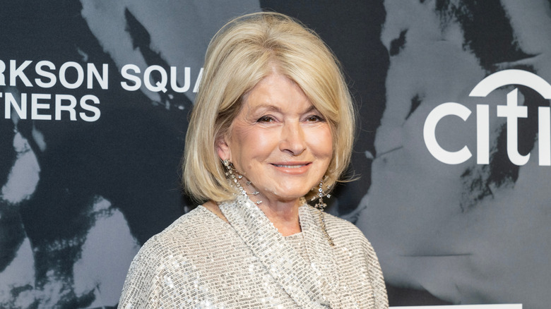 Martha Stewart on a red carpet