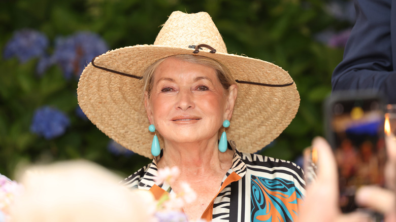 A candid of Martha Stewart