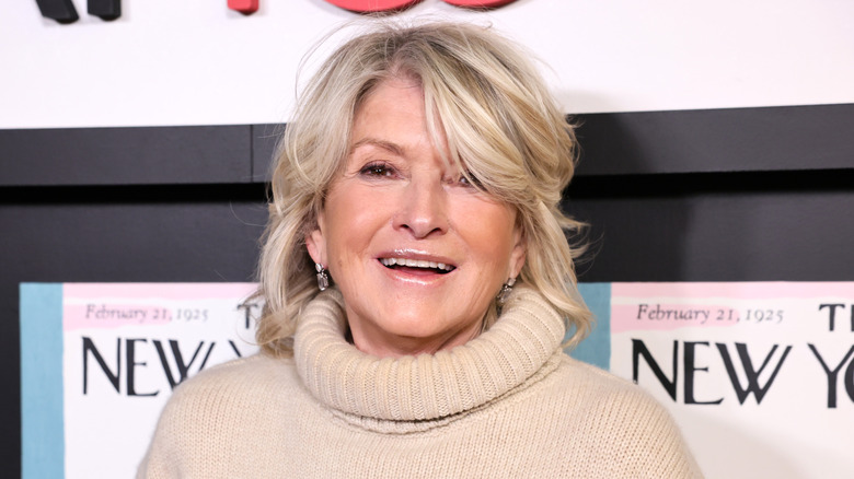 Martha Stewart smiling at a public event