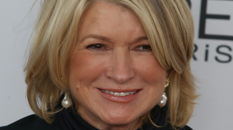 close up of Martha Stewart