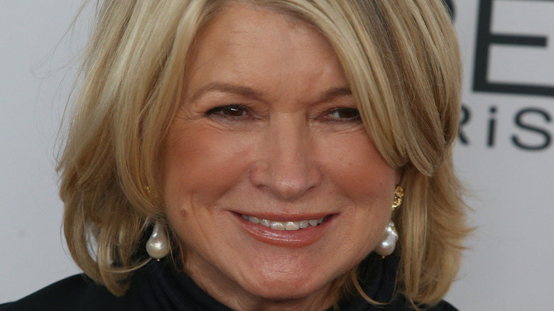 close up of Martha Stewart