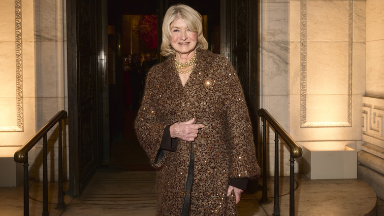 Martha Stewart smiling at an event.