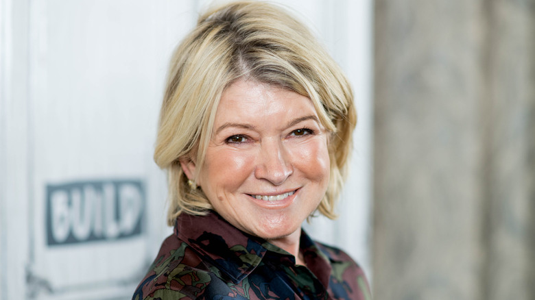 Martha Stewart smiling