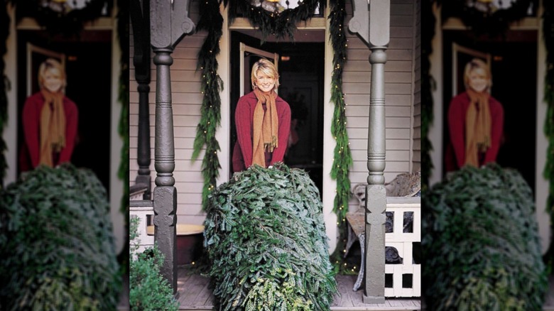 Martha Stewart holiday porch design