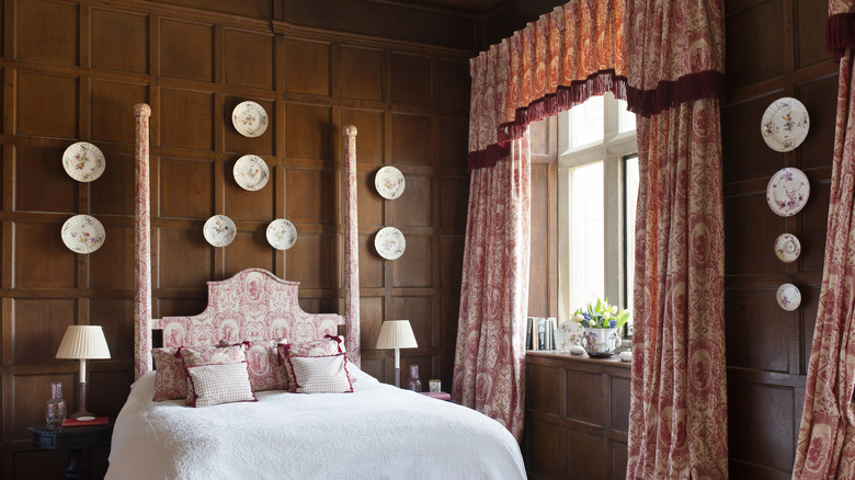 Modern medieval style bedroom