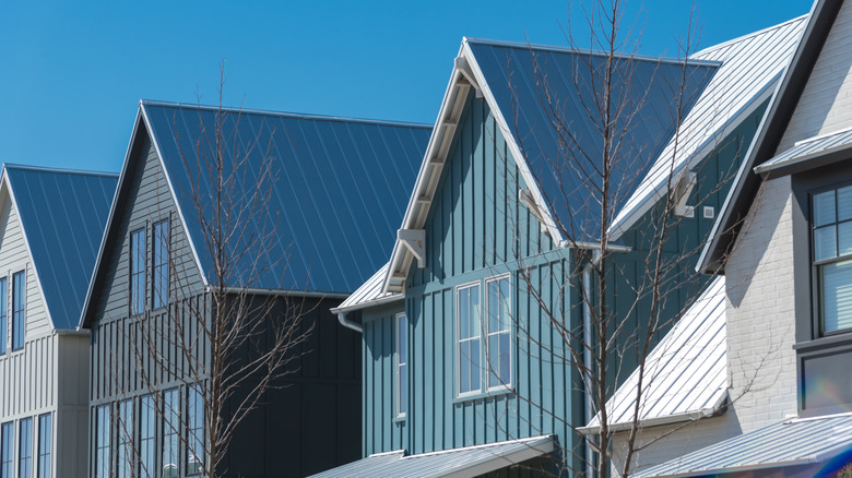 metal roofing in new construction homes