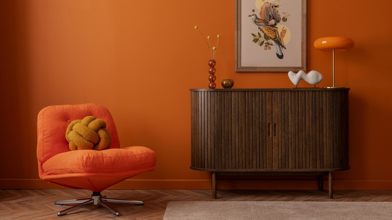 Mid-century modern room