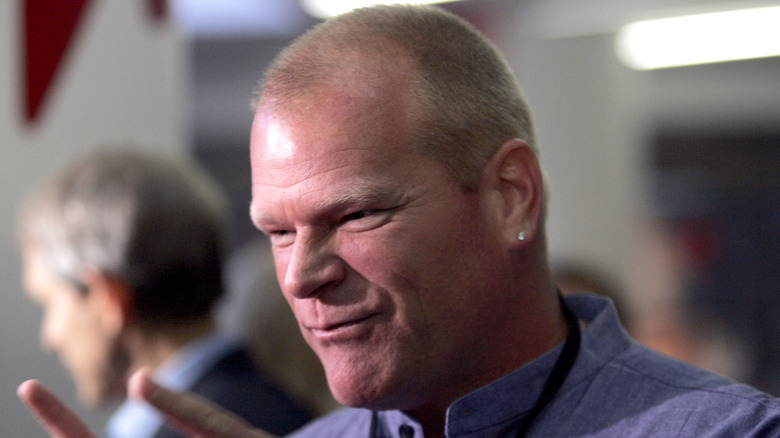 Mike Holmes attends a public event in Canada
