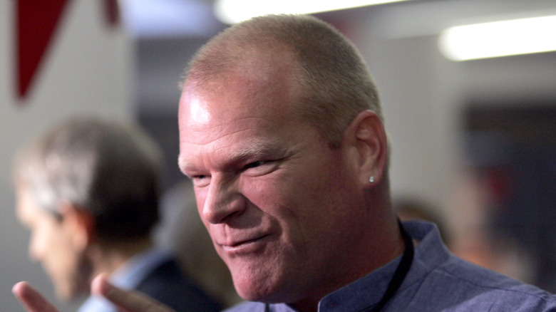HGTV host Mike Holmes arrives at the Canada For Haiti Benefit on January 22, 2010 in Toronto