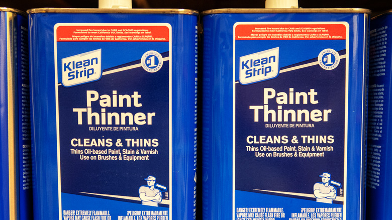 Paint thinner cans
