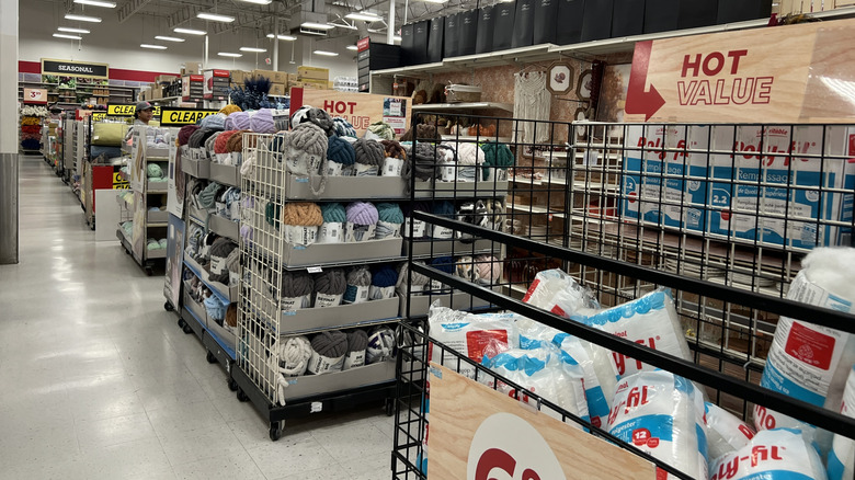 The inside of a Michaels craft store.