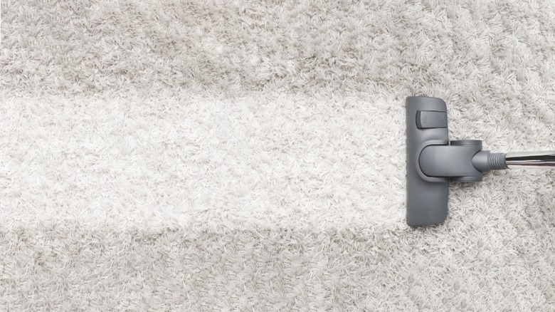 Spot testing cleaning carpet 
