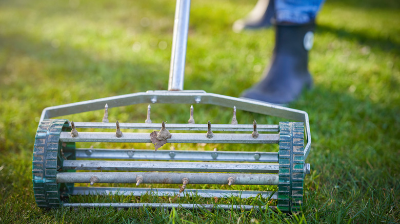 A spike aerator