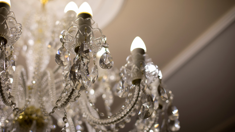 elegant crystal chandelier