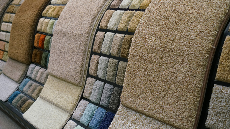 carpet samples in store
