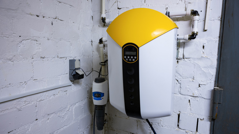 A water softener