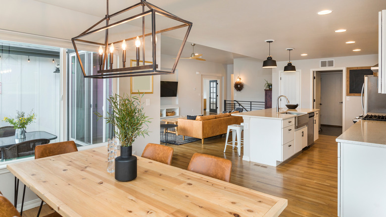 Modern farmhouse interior