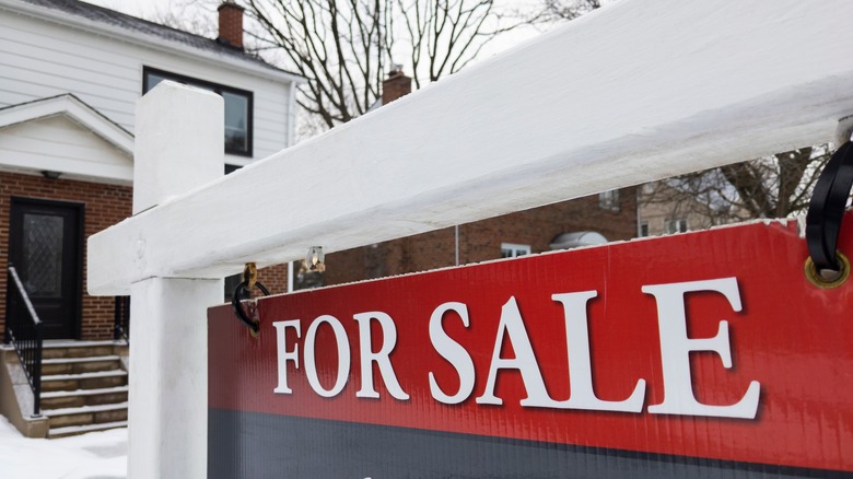 Home for sale sign