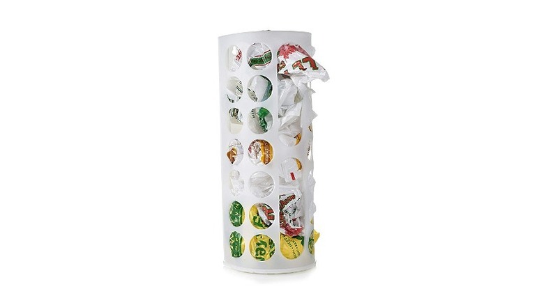 Grocery bag storage holder