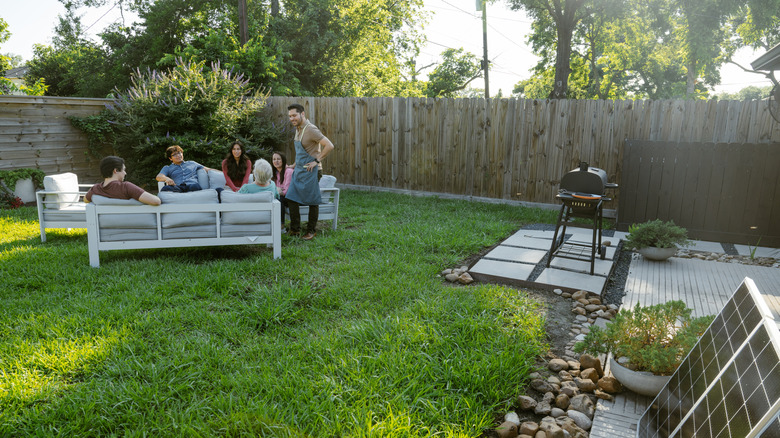 A simple backyard