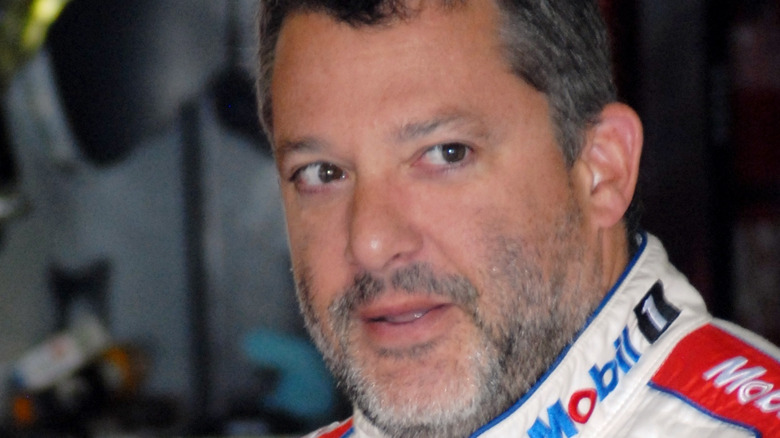 Tony Stewart in race gear