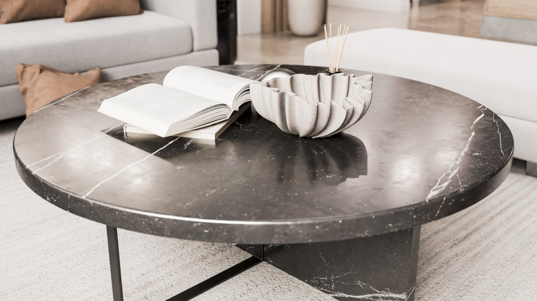 Beautiful marble coffee table