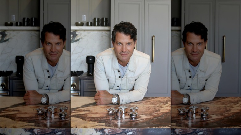 Nate Berkus with mustard pots