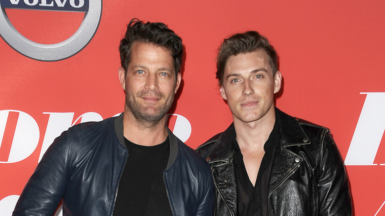 Nate Berkus and Jeremiah Brent attend Rachel Zoe SS18 Presentation at Sunset Tower Hotel