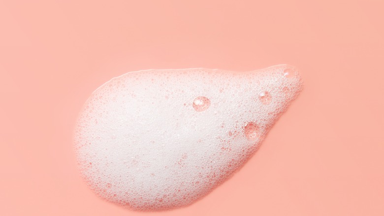 soapy water 