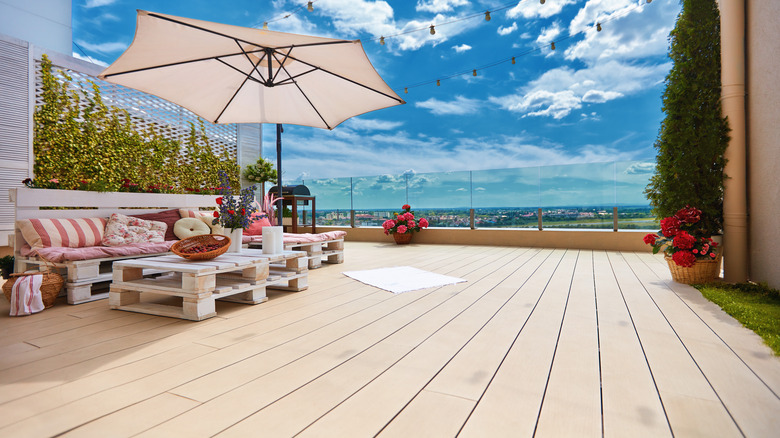 patio with outdoor furniture