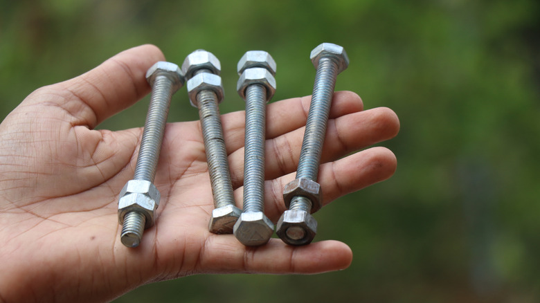 Handful of bolts