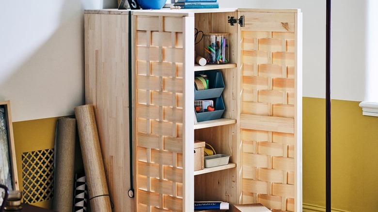 pine cabinet